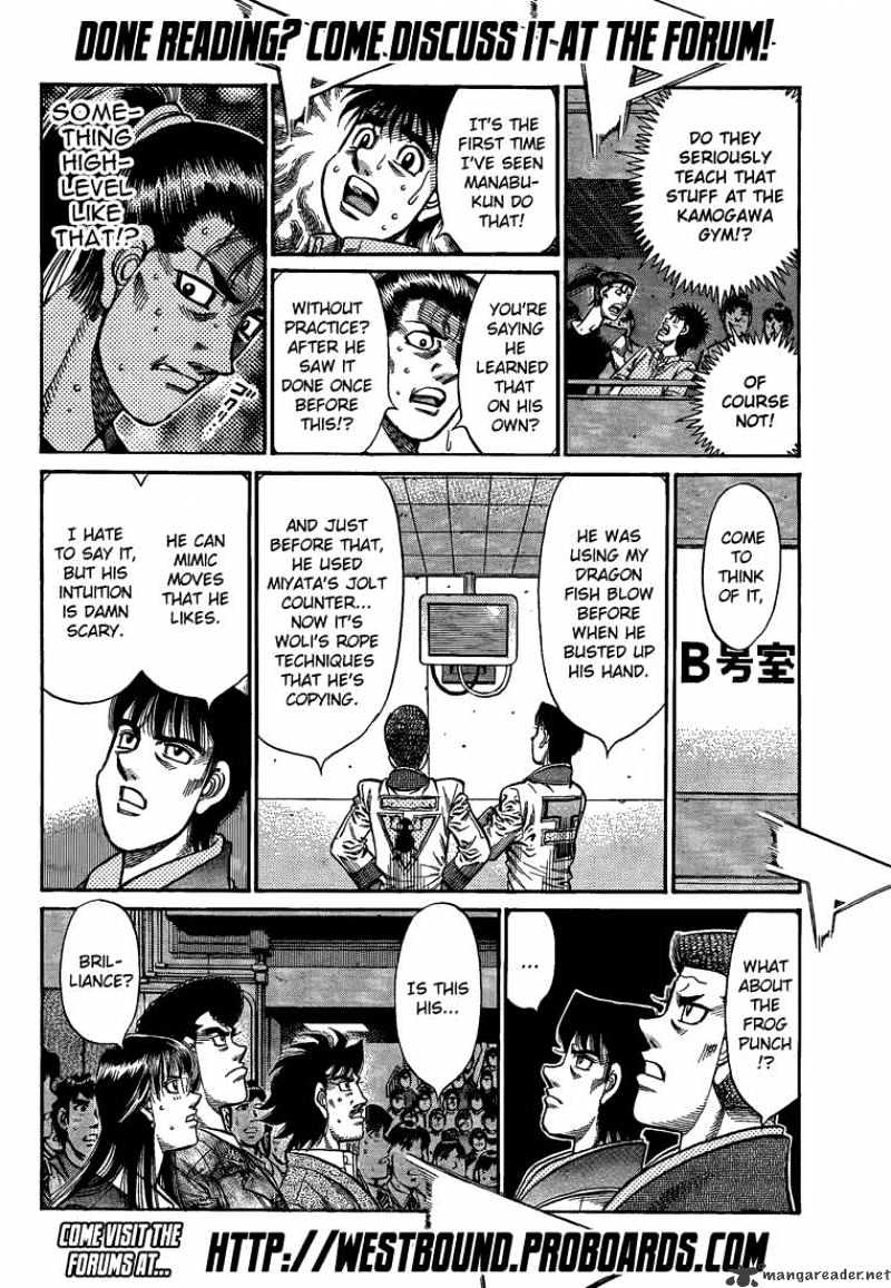 Hajime no Ippo: Fighting Spirit, Chapter 909 image 12